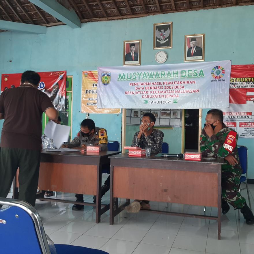MUSYAWARAH DESA PENETAPAN PEMUTAKHIRAN DATA BERBASIS SDGs